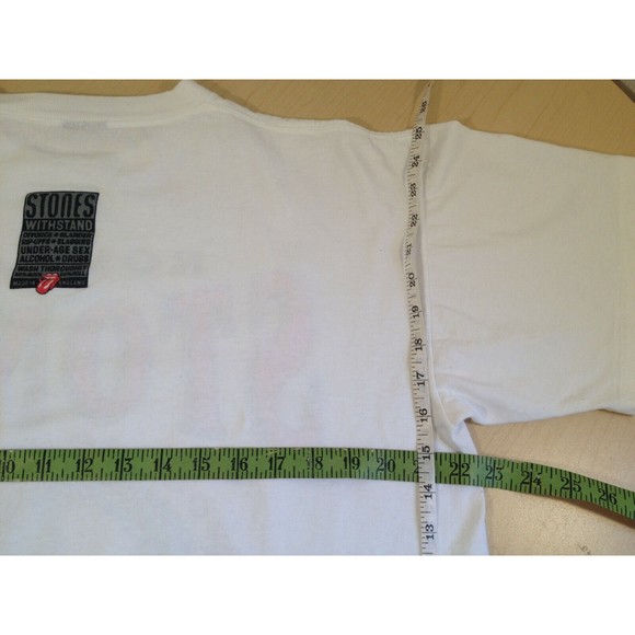 Original Rolling Stones Voodoo Lounge Tour T-shirt 94-95 Size XL USA & Free CD - Picture 10 of 12